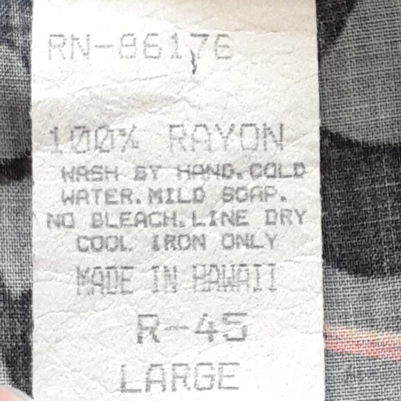 Paradise Found Women's "Happy Hour" Short Sleeve Hawaiian Shirt Black Size L - Picture 10 of 11